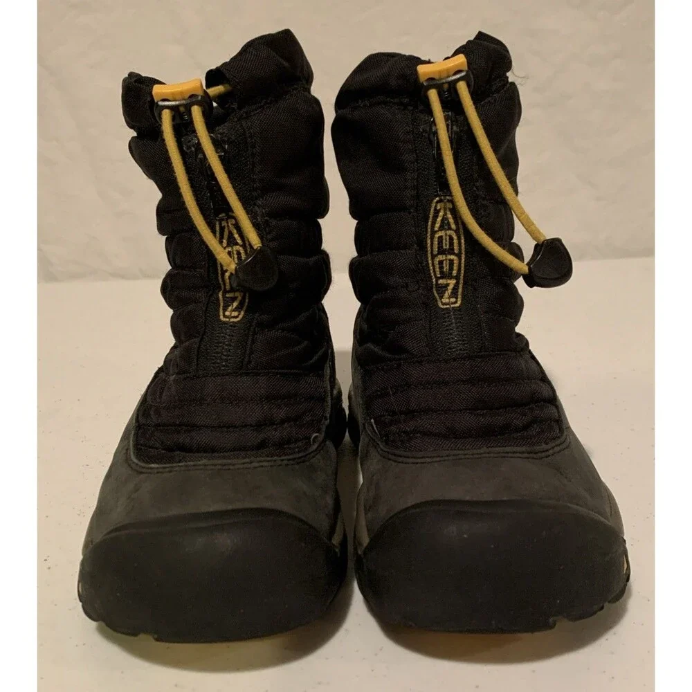 Keen Toddler Waterproof Snow Boot 10Y Black Outdoor Farm